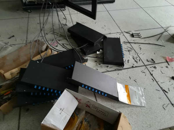宁波前湾新区余姚滨海新城光纤熔接